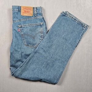 Vintage Levi's 550 Jeans Mens 36x30 Relaxed Fit Blue Medium Wash Denim Y2K 2002